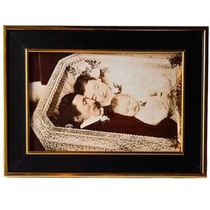 Vintage Post Mortem family Until Death Oddity Goth Dark Victorian era oddities